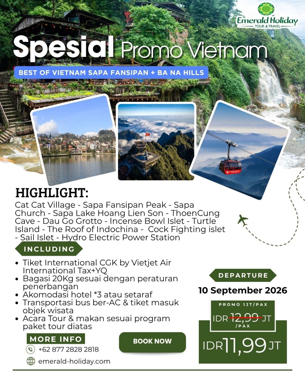 (BEST OF VIETNAM SAPA FANSIPAN BA NA HILLS )
